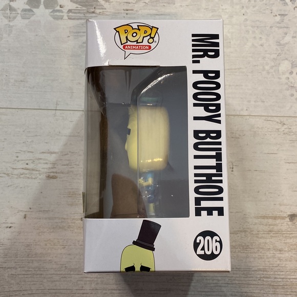Funko Pop Mr Poopy Butthole #206 Rick and Morty Exclusive Figure - Picture 4 of 9